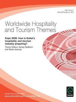 cover image of Worldwide Hospitality and Tourism Themes, Volume 6, Issue 4